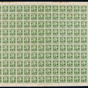 COL 1938-1940年香港中华版、大东版孙中山像邮票收藏集一部_专家鉴定估
